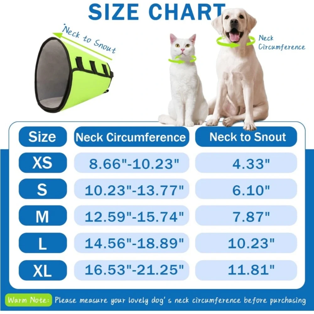 New Marnonsis PROTECTIVE RECOVERY CONE size XSMALL